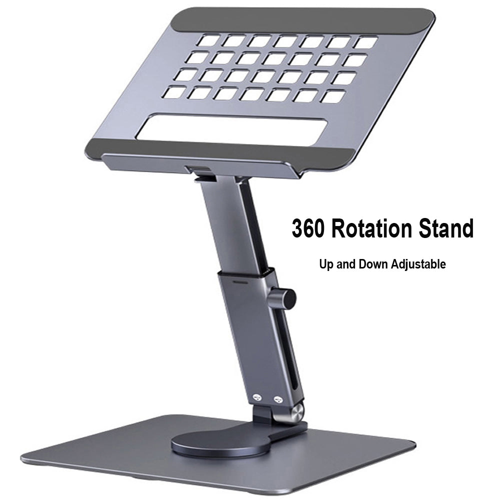 360° Swivel Desktop Stand for Tablets & Laptops