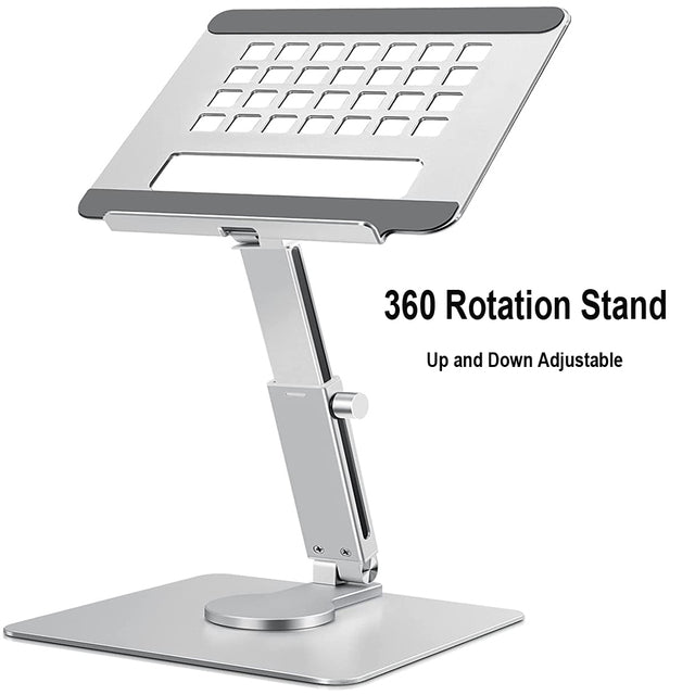 360° Swivel Desktop Stand for Tablets & Laptops
